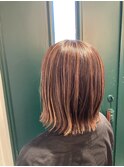 切りっぱなしボブ