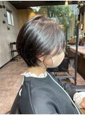 ショートボブ/フェザーバング/ショート/20代30代40代/安岡敦人