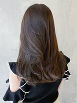 アイティーバイアルバム 下北沢店(IT by ALBUM)&nbsp;オリーブグレージュ_グレージュカラーボブウルフ_ba401771