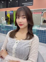 ロンド ストラーダ 心斎橋(Lond strada)&nbsp;マチルダボブ×ピンクベージュ×美髪［髪質改善/縮毛矯正］