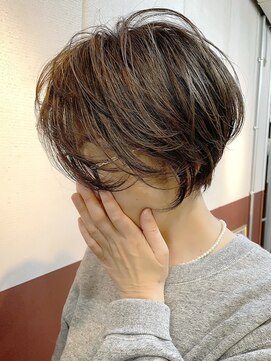 ルーファス メグロ(Ruufus Meguro) 絶壁解消×ひし形小顔×30代40代50代×前髪なしショートボブ