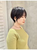大人可愛い黒髪マッシュショート【綾瀬/北千住/亀有】