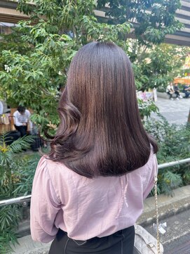 フラム 渋谷(flamme) ラベージュ*ラベンダーブラウン