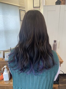 メレットバイホーム(Meret by Home) インナーカラー【ブルー×パープル】