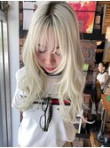 ロングレイヤー*レイヤーカット*フェイスレイヤー*ケアブリーチ