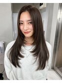 ザクザクレイヤーカット巻き方簡単ミディアムロング韓国表参道