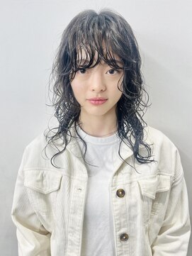 レコ 渋谷(LECO) 黒髪カーリーヘア