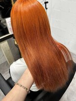 リア(riah)&nbsp;カッパーオレンジ/ストレートロング