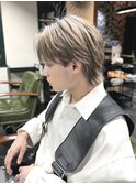 メンズブリーチカラーミルクティーベージュ【和歌山】