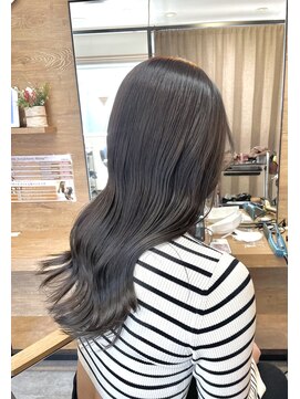 ラックスビーギャラリー なんば駅前店(LUXBE GALLERY) 黒髪/グレージュ/ミルクティーベージュ/髪質改善【難波】