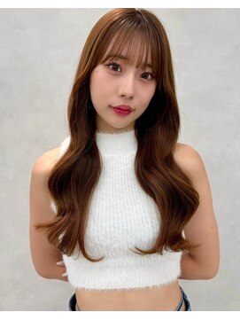 エジョン 八幡山店(Aejon) イメチェン/似合わせカット/フルバング/レッドブラウン/八幡山