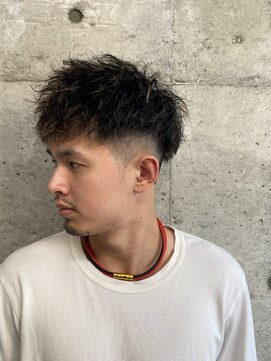 レンゲン(LENGEN) メンズパーマフェードバーバーツイスト理容室カット