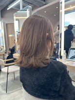 ウェイズトウキョウ 新宿店(Ways TOKYO)&nbsp;やわらかまろベージュ×レイヤーカット