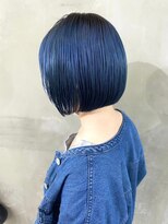 ゲーム 下北沢(GAME)&nbsp;ボブ白髪染め白髪ぼかしブリーチなしダブルカラー下北沢