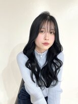 アモレット 天文館店(amoretto)&nbsp;【amoretto_miu】blue black/韓国ヘア