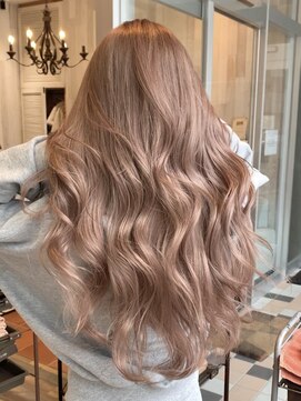 ラグーン(LAGOON) ホワイトミルクティーベージュ/バレイヤージュ/ケアブリーチ