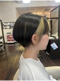 スッキリ刈り上げショートヘア