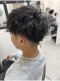 メンズパーマスパイラルパーマ