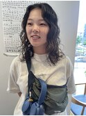 【杏】ミディアムパーマ