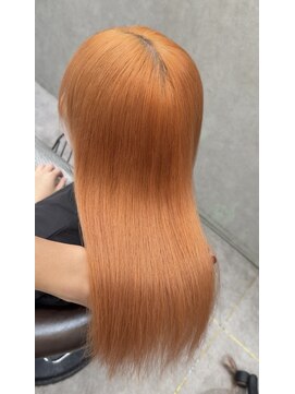 ロンド レア 天神大名店(Lond Le’a) イヤリングカラー/外ハネボブ /縮毛矯正/レイヤーボブ/艶髪