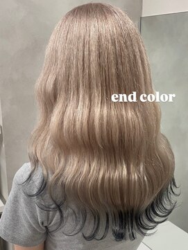 ベレーザ 渋谷(BELEZA) 15940ブリーチ＆ダブルカラーホワイトブロンドアッシュブロンド