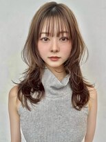 ロンドネートゥル 新潟(Lond naitre)&nbsp;ミディアムヘア/暗めカラー/デザインカラー/(新潟/万代）