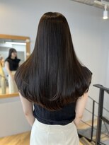ヌープヘアーアイス(NUUP.hair ici)&nbsp;20代30代秋◎透明感カラーレイヤー×韓国風顔周り◎髪質改善