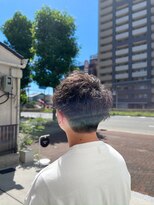 ロッカ(ROCCA)&nbsp;フェザーパーマ爽やかフェードショート