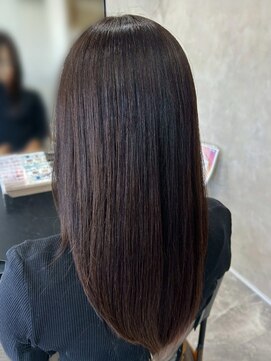 ザボヘアーデザイン(ZABO hair design) 【艶髪】美髪ストレート【太宰府市通古賀】