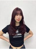 心斎橋/着物ヘア/大人ガーリー/ダークアッシュ/似合わせカット