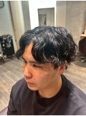 【横浜/横浜駅】色気漂うニュアンスメンズパーマ