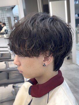 フィフスパーク(fifth PARK) 渋谷緩めシャドウパーマfifth短めマッシュウルフルーズパーマ