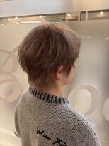 ヘアースペースブルーム ヒーロー 園田店(HAIR SPACE BLOOM hero)&nbsp;【園田/ショートカット】ミルクティーベージュ