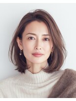 エトネ ヘアーサロン 仙台駅前(eTONe hair salon)&nbsp;大人のレイヤーボブ　30代40代50代