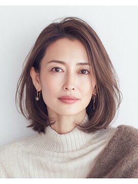 エトネ ヘアーサロン 仙台駅前(eTONe hair salon) 大人のレイヤーボブ　30代40代50代