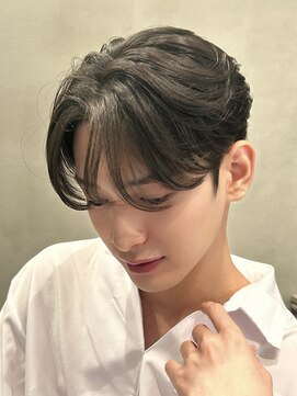 ロンドオム 池袋(Lond Homme) men's/メンズ/メンズカット/韓国/黒染/顔周り/マッシュ/池袋