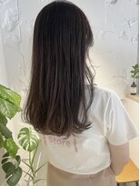 アンド グラフ(& Graph.)&nbsp;透明感カラーオリーブベージュ顔周りカット