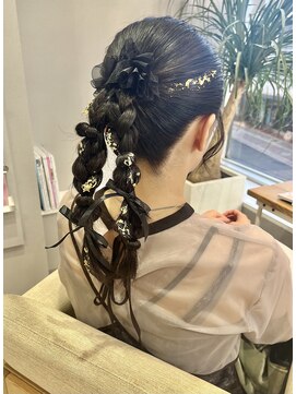 オーセンヘア(AUTHEN.HAIR) お呼ばれアレンジ/ツインアレンジ