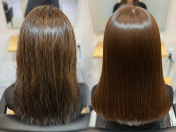 アフィー(A.F.Y.)の写真/【HPB AWARD　2026　BEST　SALON部門　SILVER　Prize受賞】◎縮毛矯正のプロが厳選した薬剤使用[ときわ台]