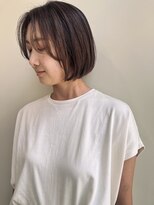 ディスモーメント(this moment)&nbsp;丸みボブ×ハイライトブラウン