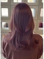 ココロヘアー 住吉店(Cocolo hair)&nbsp;ブリーチ無しカラー×ピンクブラウンカラー×PRトリートメント