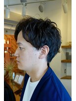 エルマノ 仙川(L mano)&nbsp;〈○4〉センターパートアップバングツーブロックメンズスパイラ