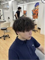ビカム 名駅EAST(become) 縦落ちパーマ×メンズヘア