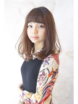 ブーケ(BOUQUET) 髪が細くてお悩みの方に長めのふんわりロブがおすすめ