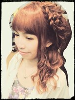 エヌエービー 池袋店(N.A.B.) 編み込みアレンジ(ヘアセット)