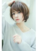 透明感カラー×ふんわりショート Lino by U-REALM