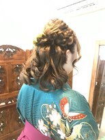 ロカット サロン(Roquat Salon)&nbsp;大人気袴卒業式アレンジ【ヘアアレンジ　立川/立川南/袴着付け】