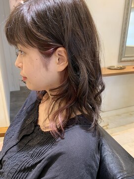 ヘアースタジオ ランプ 浦安(Hair Studio Lamp) インナーカラーピンク