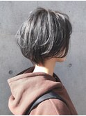 【Le'a　小暮】マニッシュショート　ネイビーカラー