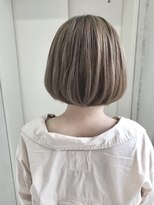 ヘアーデザイン シュシュ(hair design Chou Chou by Yone) 外国人風ヘーゼルベージュ×ミニボブ♪